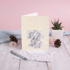 Wrendale greeting card "On Your Christening Day"