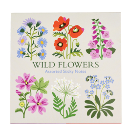 Wild Flowers sticky notes