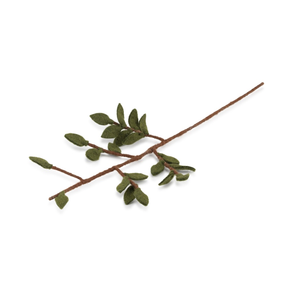 Vilten tak - Groene blaadjes