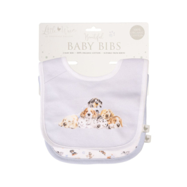 Wrendale Bib/slab gift set "Little Paws"