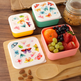 Lunchboxen set M/L/XL - Vlinders