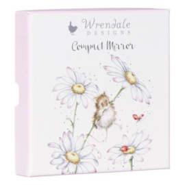 Wrendale compactspiegel "Oops-a-Daisy" - muis