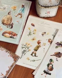 Iris Esther Art Stickers - Nature's Joy