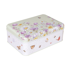 Wrendale Rectangular Tin - The Country Set "Just Bee-Cause"