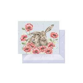 Wrendale mini card "Love is in the Hare" - haas