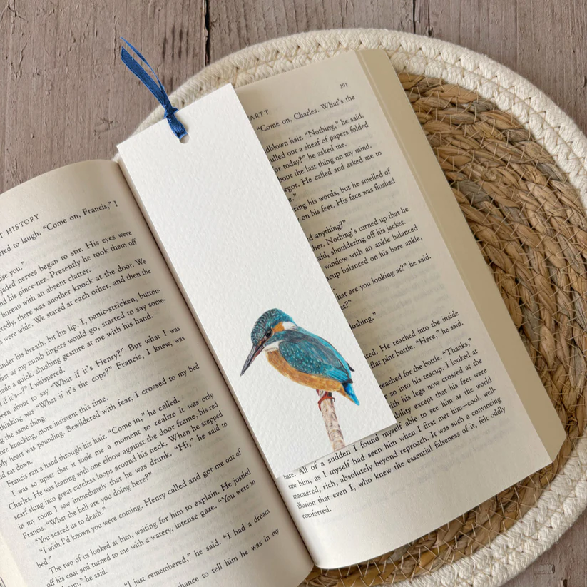 Fencil Art Studio - boekenlegger - ijsvogel 2