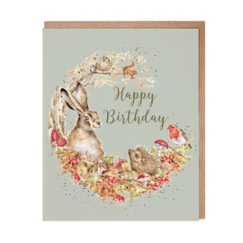 Wrendale greeting card "Happy Birthday" - haas & egel
