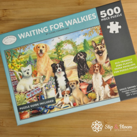 Otter House puzzel - 500 - Waiting for Walkies