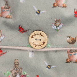 Wrendale hot water bottle "Garden Friends"