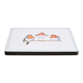 Wrendale Christmas Placemats Large "Festive Friends" - set van 4
