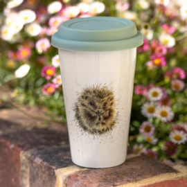 Wrendale Royal Worcester travel mug "Awakening" - egel