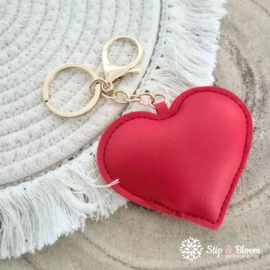 Keychain - hartje rood