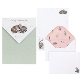 Wrendale Letter Writing Set "Feline Good" - poes