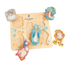 Peter Rabbit houten vormenpuzzel