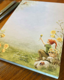Iris Esther Gnome Post Notepad - A6