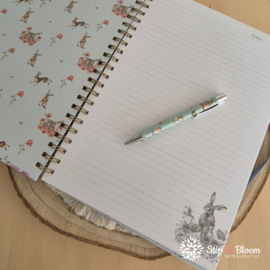 Wrendale A4 Notebook "Field of Flowers" - haas