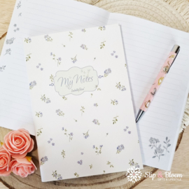 Isabelle Rose A5 notebook - Forget me Not