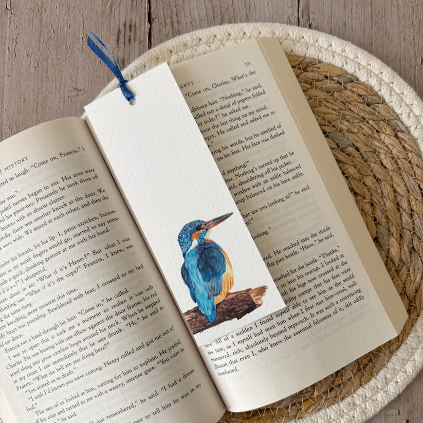 Fencil Art Studio - boekenlegger - ijsvogel