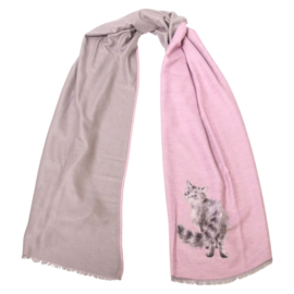 Wrendale winter scarf - Glamour Puss - poes