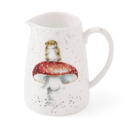 Wrendale Posy Jug - "He's a Fun-Gi" - muis