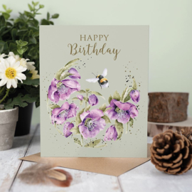 Wrendale greeting card "Happy Birthday" - hommel