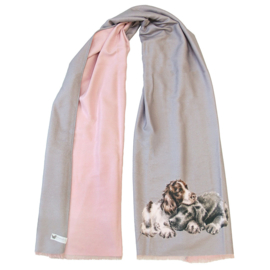 Wrendale winter scarf - A Dog's Life - hond