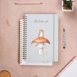 Wrendale A4 Notebook "Fun-Gi" - muis