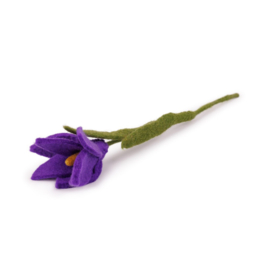 Vilten bloem - Krokus - paars