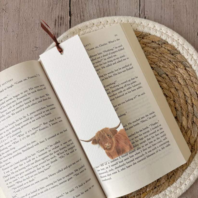 Fencil Art Studio - boekenlegger - Schotse hooglander
