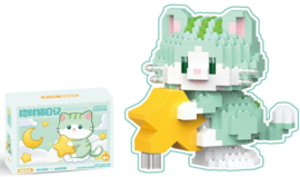 Mini building blocks - Poes - 460 blokjes