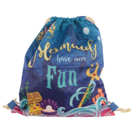 Drawstring rugzak mermaid / zeemeermin