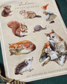 Iris Esther Art Stickers - Sweet Stories