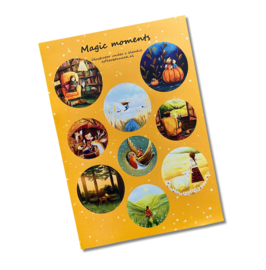 Esther Bennink A5 stickervel - Magic Moments