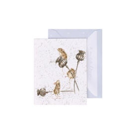 Wrendale mini card "Country Mice" - muizen