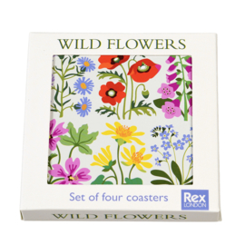 Wild Flowers onderzetters