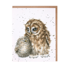 Wrendale greeting card - "Owl-Ways By Your Side" - uil