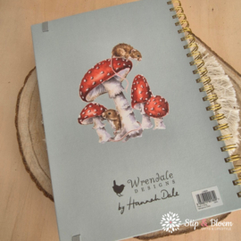 Wrendale A4 Notebook "Fun-Gi" - muis