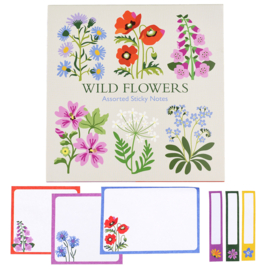 Wild Flowers sticky notes