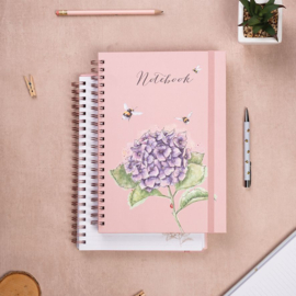 Wrendale A4 Notebook "Hydrangea" - hommel