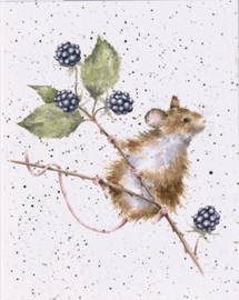 Wrendale mini card "Brambles" - muis