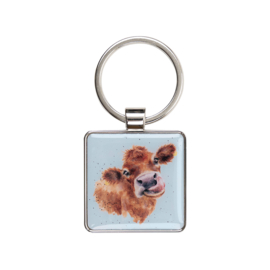 Wrendale sleutelhanger "Mooo" - koe