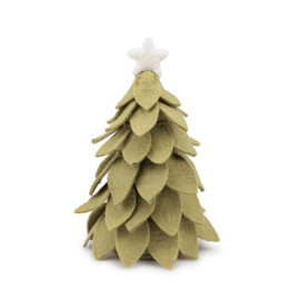 Vilten decoratie Kerstboom - lichtgroen