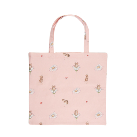 Wrendale foldable shopping bag "Oops a Daisy" - muis