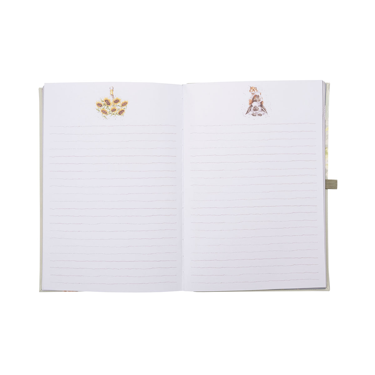 Wrendale Signature Collection Notebook "The Waiting Game" - vos