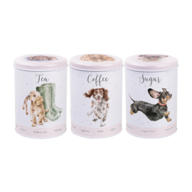 Wrendale Tea Coffee Sugar set - Dog's Life - hond