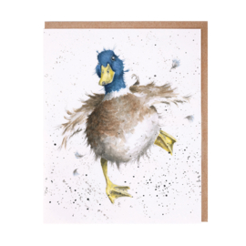 Wrendale greeting card - "A Waddle and a Quack" - eend