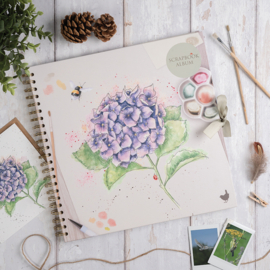 Wrendale Scrapbook Album "Hydrangea" - hommel