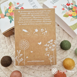 Blossombs 4 zaadbommetjes - Dankjewel