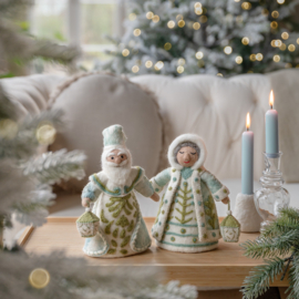 Vilten decoratie - Winterkoningin