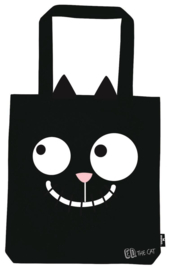 Grote katoenen shopper - Ed the Cat - Catitude